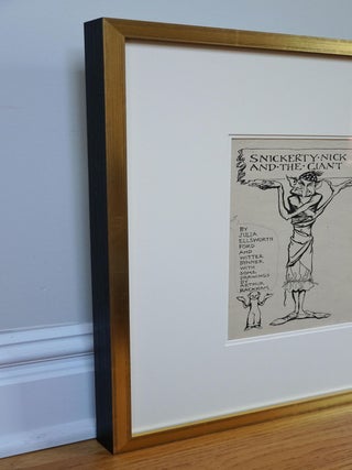ARTHUR RACKHAM~ SNICKERTY NICK & THE GIANT~ORIGINAL PEN AND INK DRAWING. EX Sotheby's