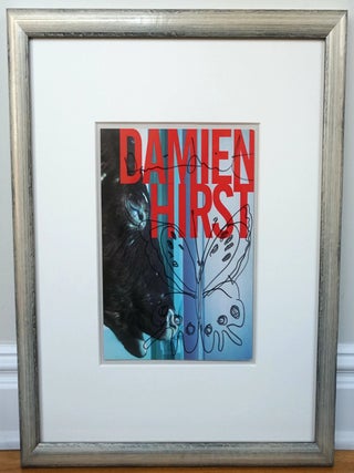 Item #001501 DAMIEN HIRST~ SUPERB SIGNED ORIGINAL DRAWING, STUNNING NEW FRAME & COA. DAMIEN HIRST