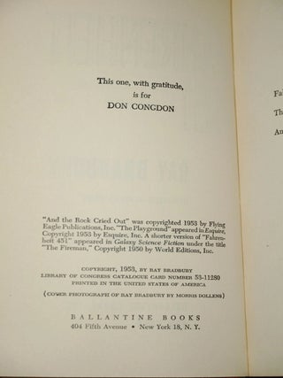 FAHRENHEIT 451 (SIGNED)