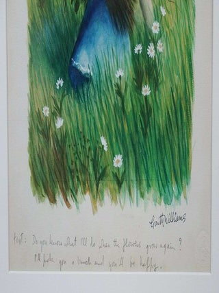 GARTH WILLIAMS ORIGINAL LARGE FRAMED WATERCOLOR PAINTING, "DO YOU KNOW WHAT I'LL DO?"