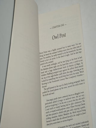 HARRY POTTER AND THE PRISONER OF AZKABAN,UNCORRECTED PROOF (1/150)