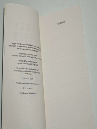 HARRY POTTER AND THE PRISONER OF AZKABAN,UNCORRECTED PROOF (1/150)