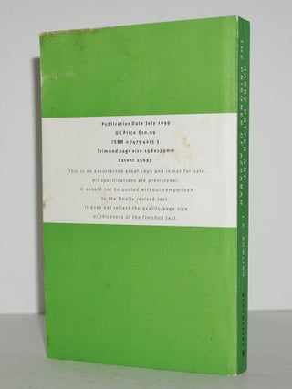 HARRY POTTER AND THE PRISONER OF AZKABAN,UNCORRECTED PROOF (1/150)