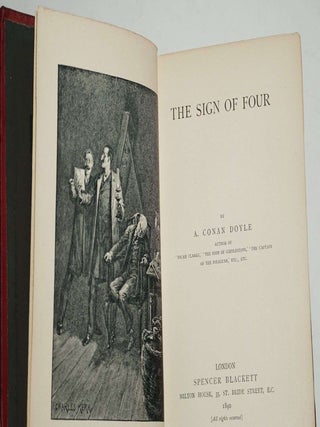 THE SIGN OF FOUR (1ST ISSUE Spencer, Blackett Binding)