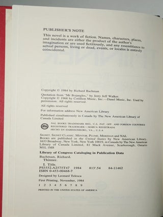 THINNER (Signed and with PSA/LOA)