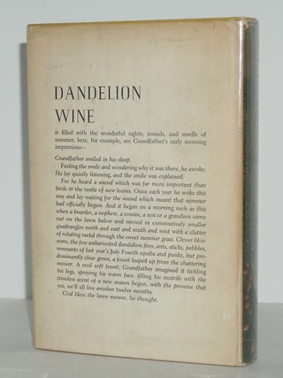 DANDELION WINE (SIGNED W. A DRAWING)