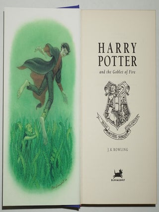HARRY POTTER AND THE GOBLET OF FIRE (FINE W. SUPERB WATERCOLOR)