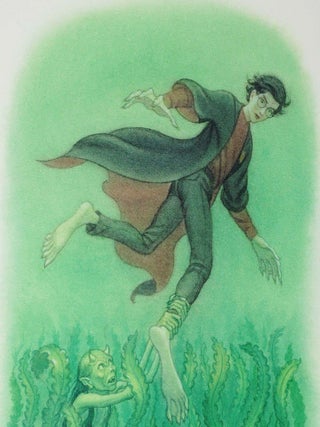 HARRY POTTER AND THE GOBLET OF FIRE (FINE W. SUPERB WATERCOLOR)