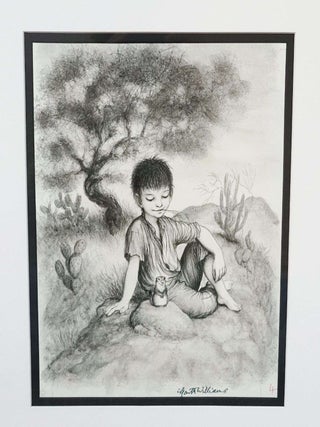 GARTH WILLIAMS~STUNNING ORIGINAL PUBLISHED DRAWING ~ FOR "AMIGO"