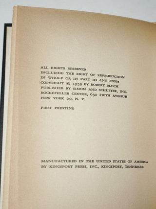 PSYCHO (SIGNED AND INSCRIBED)