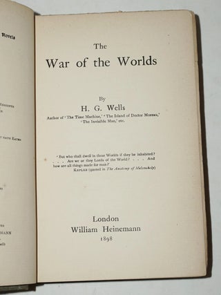 THE WAR OF THE WORLDS