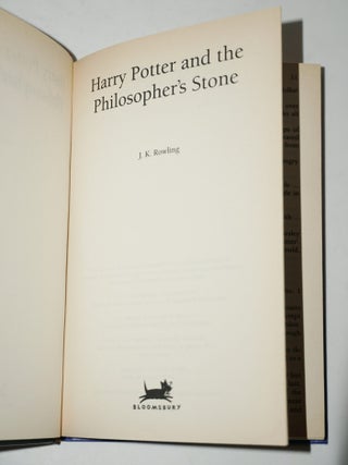 HARRY POTTER AND THE PHILOSOPHER'S STONE (5th printing)