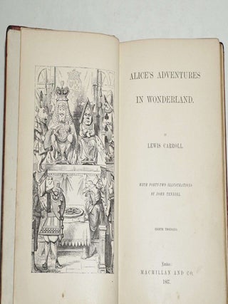 ALICE'S ADVENTURES IN WONDERLAND, 1867 (8th Thousand)