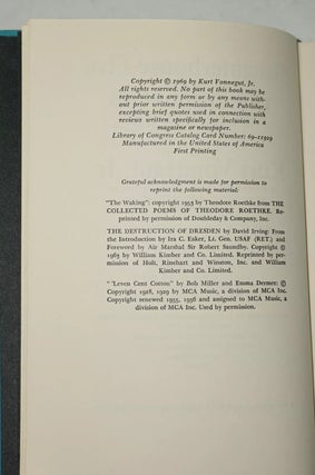 SLAUGHTERHOUSE-FIVE (SIGNED)