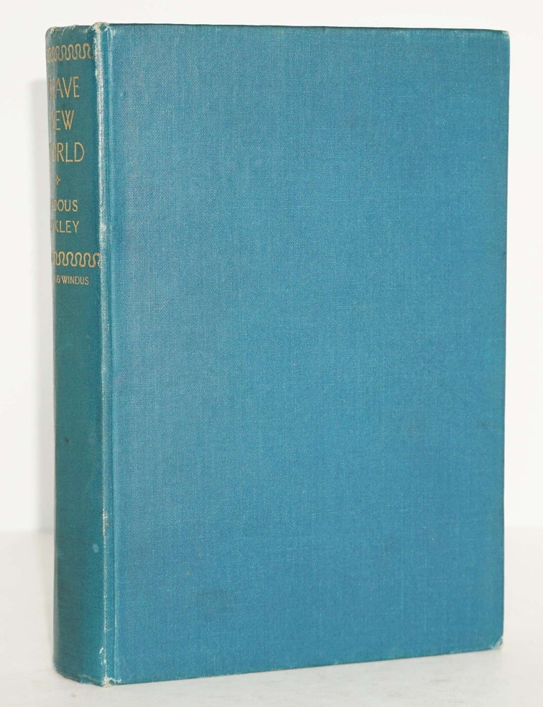 Item #002115 BRAVE NEW WORLD. ALDOUS HUXLEY.