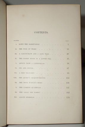 ALICE'S ADVENTURES IN WONDERLAND (First State/First Issue with the Inverted S and page 30 numbered as page 3)