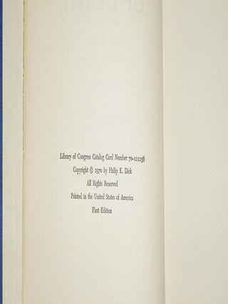 A Maze of Death (1st printing review copy)