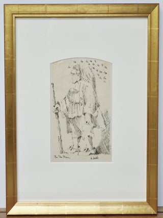 Item #3003 MAURICE SENDAK *SIGNED* ORIGINAL DRAWING OF "THE BEE MAN"~ W. LOA. MAURICE...