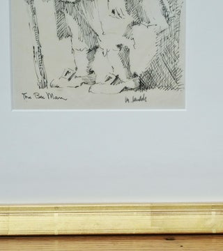 MAURICE SENDAK *SIGNED* ORIGINAL DRAWING OF "THE BEE MAN"~ W. LOA