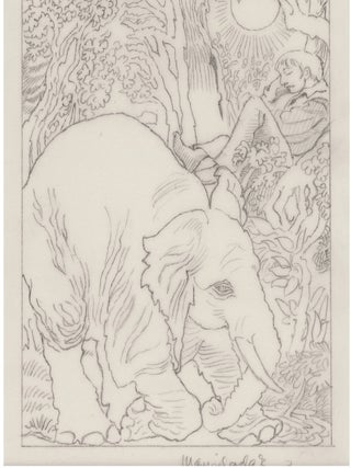 MAURICE SENDAK &ndash; Original Cover Drawing from &ldquo;A Perfect Friend&rdquo;