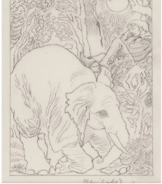 MAURICE SENDAK – Original Cover Drawing from “A Perfect Friend”