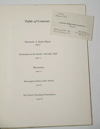 Salvador Dali – Signed 5x Book W. Spectacular Two Page Original Drawing of a Crucifix, Superb Association