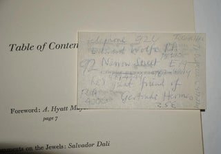 Salvador Dali – Signed 5x Book W. Spectacular Two Page Original Drawing of a Crucifix, Superb Association
