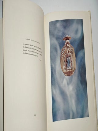 Salvador Dali &ndash; Signed 5x Book W. Spectacular Two Page Original Drawing of a Crucifix, Superb Association