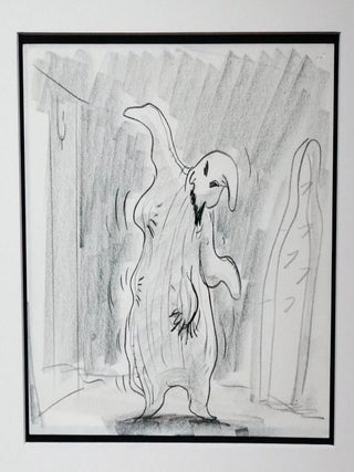 Tim Burton/Disney Studio &ndash; Original Concept Art of Oogie Boogie from The Nightmare Before Christmas