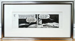 Item #3037 PUBLISHED STARWARS COMIC STRIP FEATURING THE MILLENNIUM FALCON. Star Wars