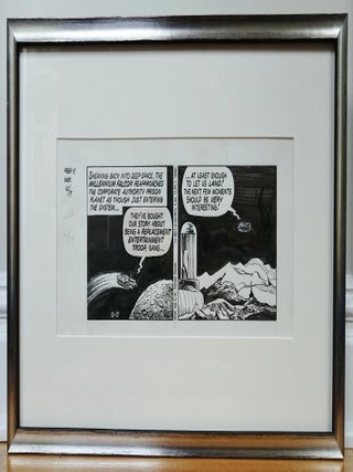 PUBLISHED STARWARS COMIC STRIP FEATURING THE MILLENNIUM FALCON