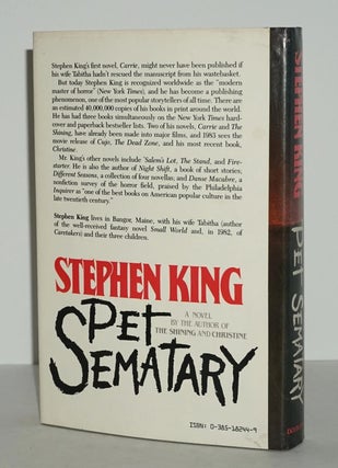Pet Sematary, Signed and Inscribed