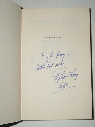 Pet Sematary, Signed and Inscribed