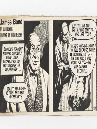 Item #3069 Ian Fleming Commissioned, James Bond “Goldfinger” Original Story Board Art, Ca....