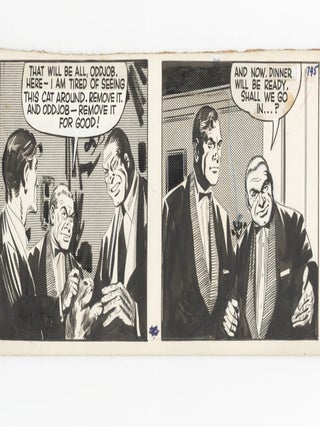 Ian Fleming Commissioned, James Bond “Goldfinger” Original Story Board Art, Ca. 1960 – John McLusky