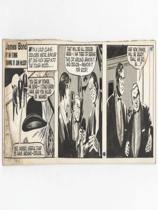 Ian Fleming Commissioned, James Bond “Goldfinger” Original Story Board Art, Ca. 1960 – John McLusky