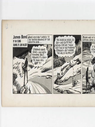Ian Fleming Commissioned, James Bond “On Her Majesty’s Secret Service” Original Story Board Art, Ca. 1964 – John McLusky