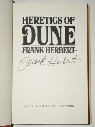 HERETICS OF DUNE (Signed)