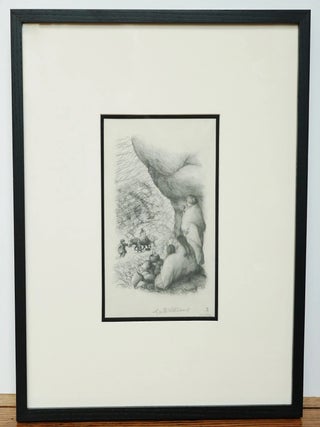 GARTH WILLIAMS~STUNNING ORIGINAL PUBLISHED DRAWING ~ "BREAD AND BUTTER JOURNEY"