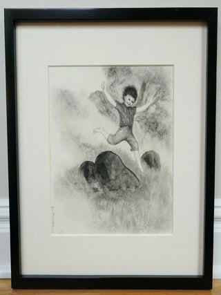 GARTH WILLIAMS~ FRAMED STUNNING ORIGINAL CHARCOAL DRAWING ~ "AMIGO"~ PAGE 16