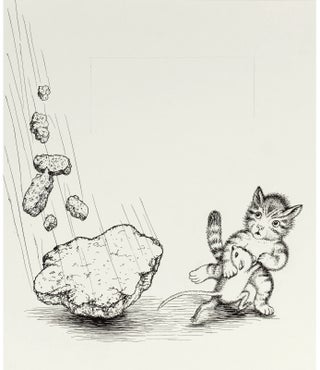 GARTH WILLIAMS~FINAL STUNNING PUBLISHED ORIGINAL PEN & INK DRAWING~HARRY KITTEN, PAGE 37