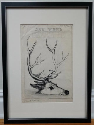 GARTH WILLIAMS~FRAMED ORIGINAL BOOK ILLUSTRATION FROM "CARROT NOSE"