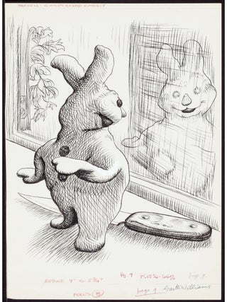 Item #3107 GARTH WILLIAMS~STUNNING ORIGINAL PUBLISHED DRAWING ~ "THE GINGERBREAD RABBIT", PAGE 9....