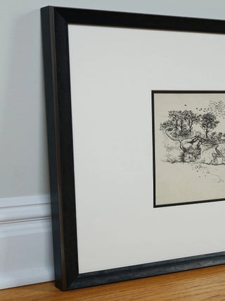 ARTHUR RACKHAM ORIGINAL PUBLISHED SIGNED PEN AND INK DRAWING FOR FAIRY TALES OF THE BROTHERS GRIMM