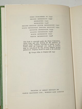 THE HOBBIT (1958 10th impression)