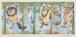 Item #3226 WHERE THE WILD THINGS ARE, ORIGINAL SIGNED LITHOGRAPH. MAURICE SENDAK