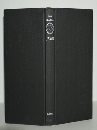 JAWS (Presentation copy Benchley signed inscription with large Shark drawing, and additional signed letter from Benchley)