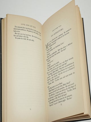 LIVE AND LET DIE (First Printing, Third State Jacket)