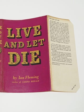LIVE AND LET DIE (First Printing, Third State Jacket)