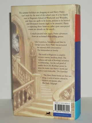 HARRY POTTER AND THE GOBLET OF FIRE (Signed 1st printing, with Golden Ticket)